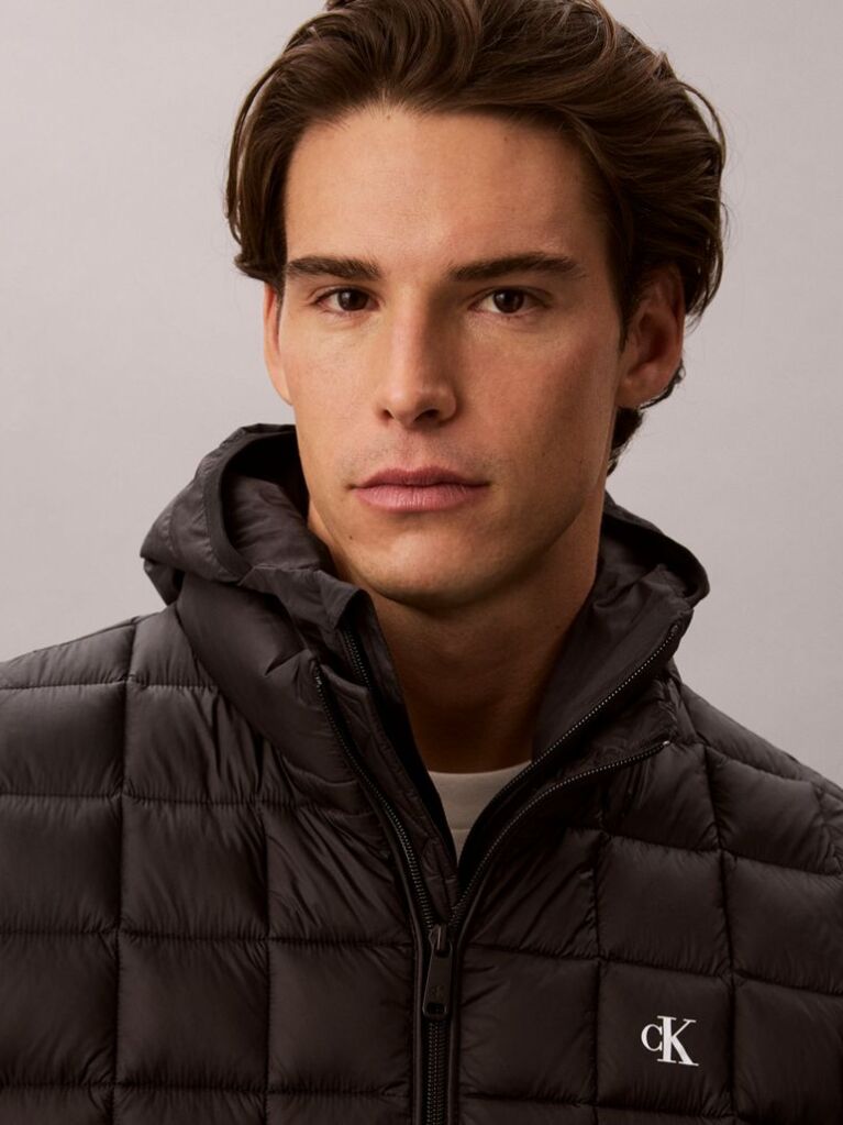 Black Ultra Light Quilted Puffer Gilet  Men
