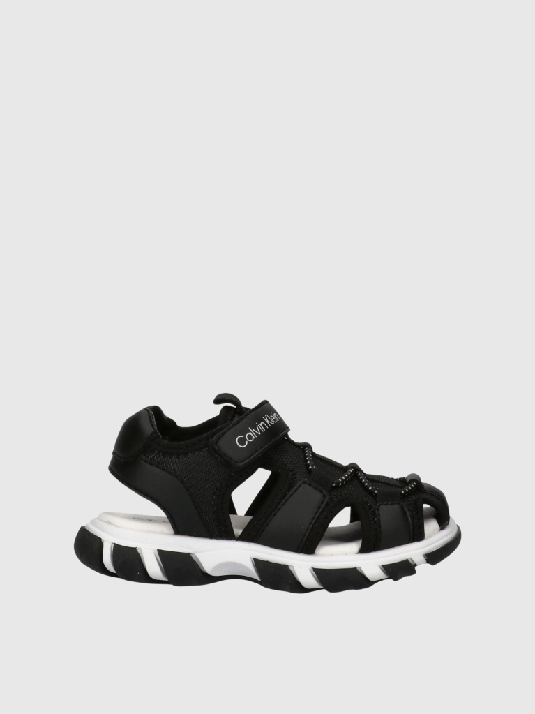 Black Velcro Sandal  Boys