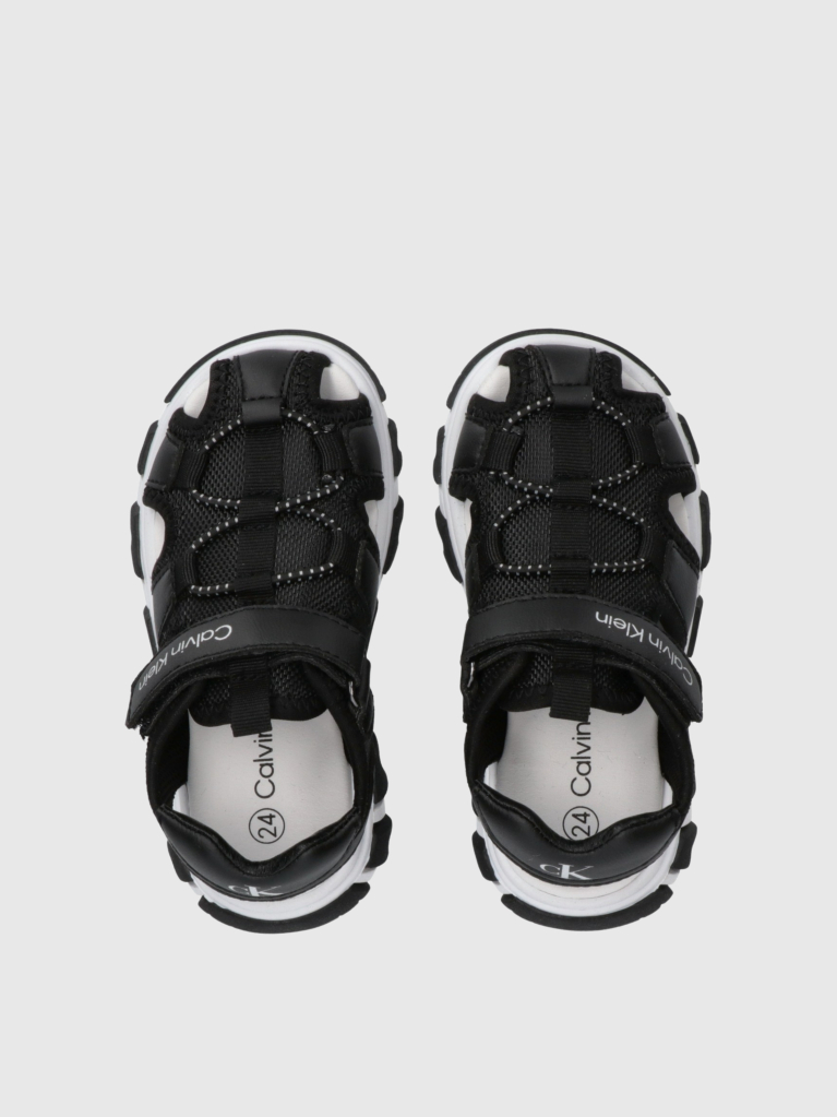 Black Velcro Sandal  Boys