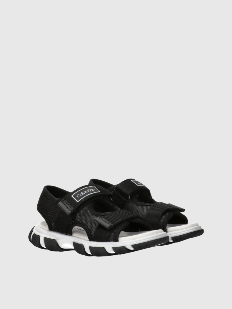Black Velcro Sandal  Boys