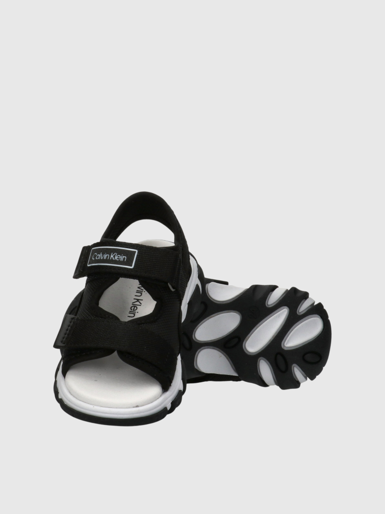 Black Velcro Sandal  Boys