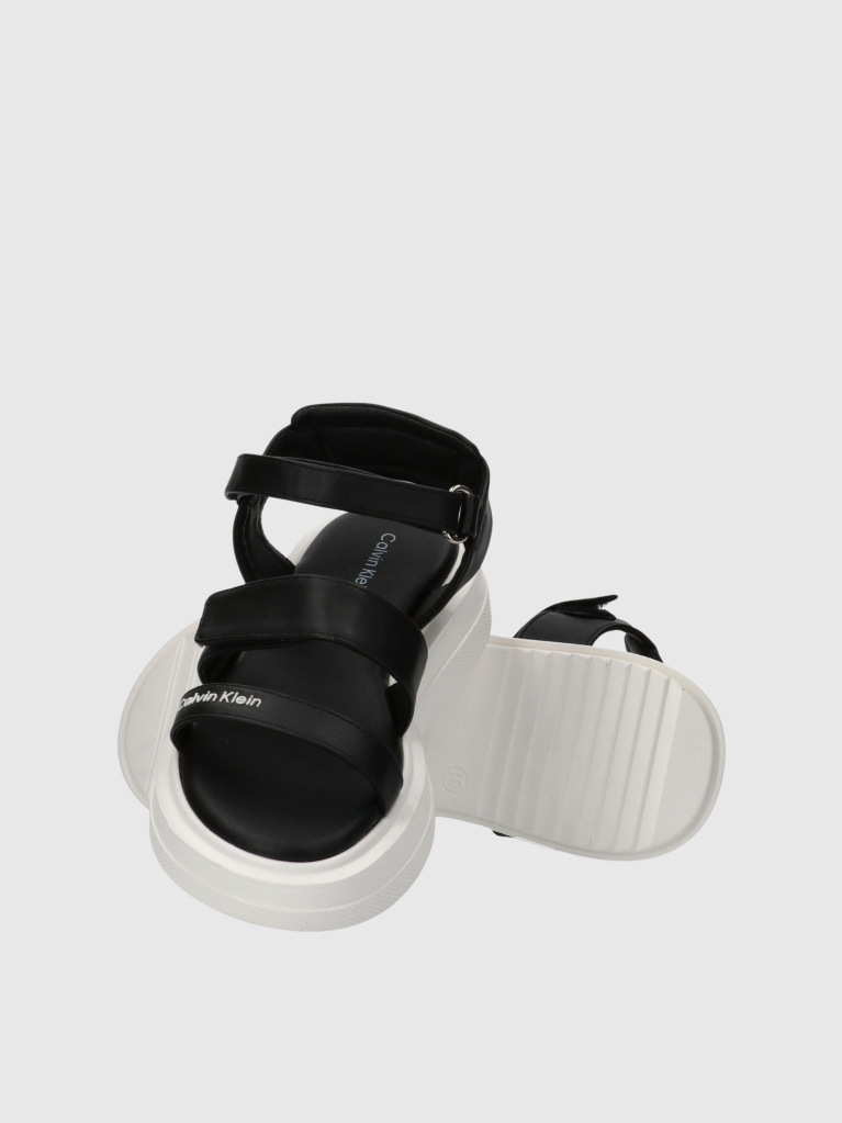 Black Velcro Sandal  Girls