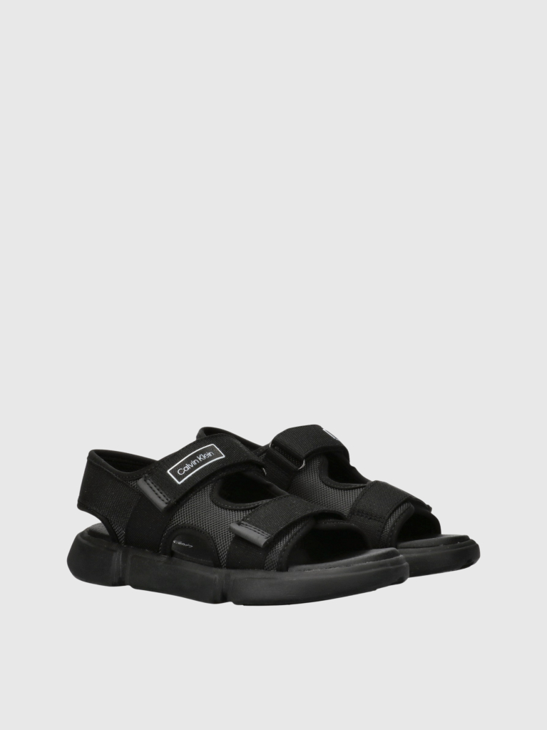 Black Velcro Sandal  Boys