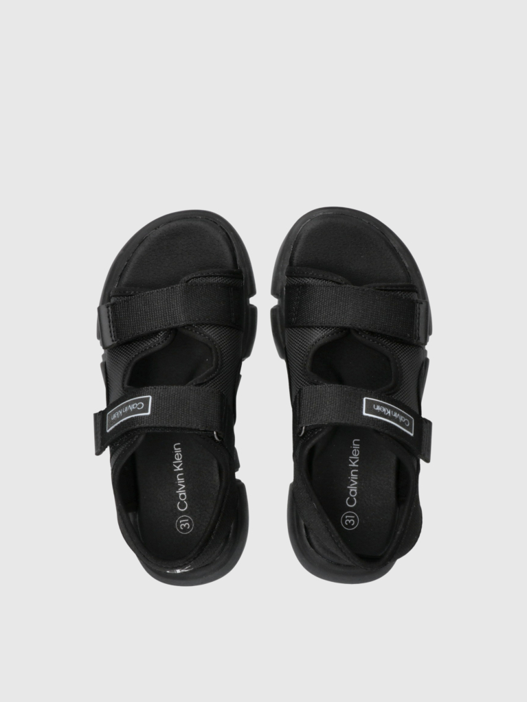 Black Velcro Sandal  Boys