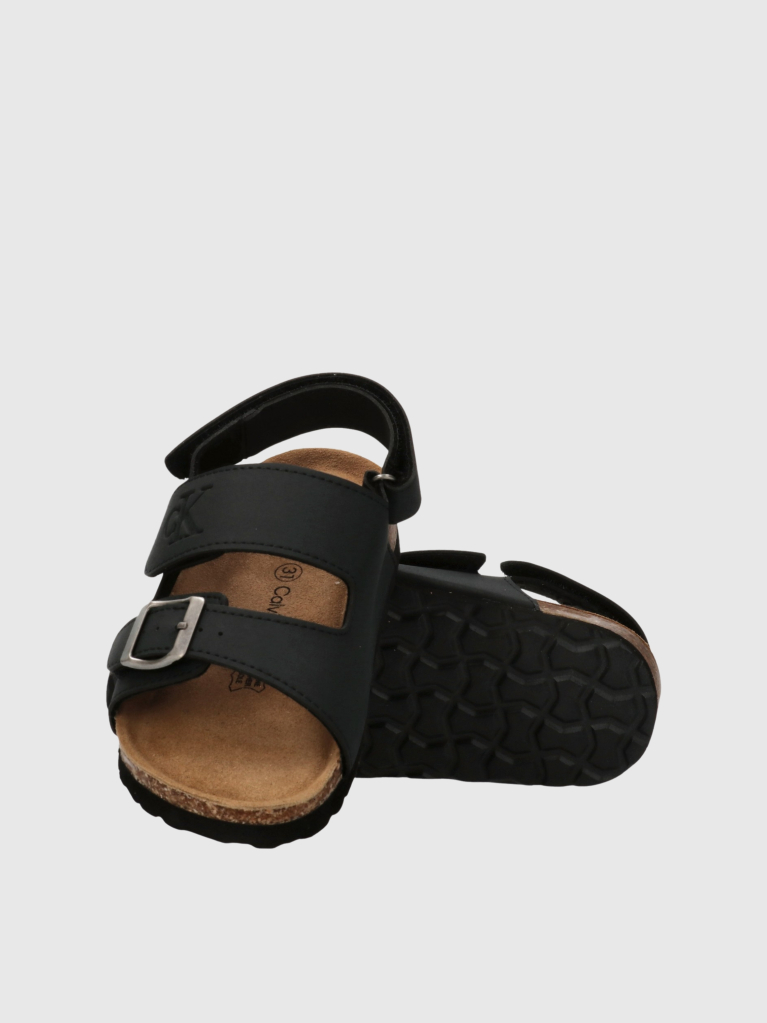 Black Velcro Sandal  Kids Unisex