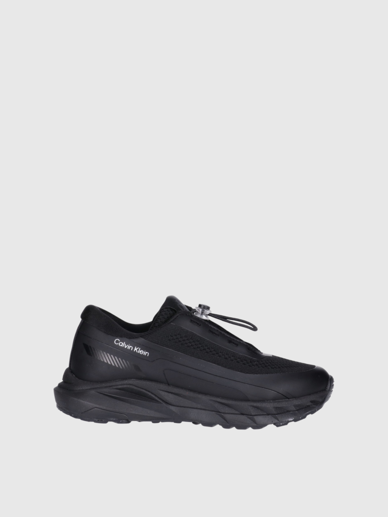 Black Low Cut Lace-Up Sneaker  Kids Unisex