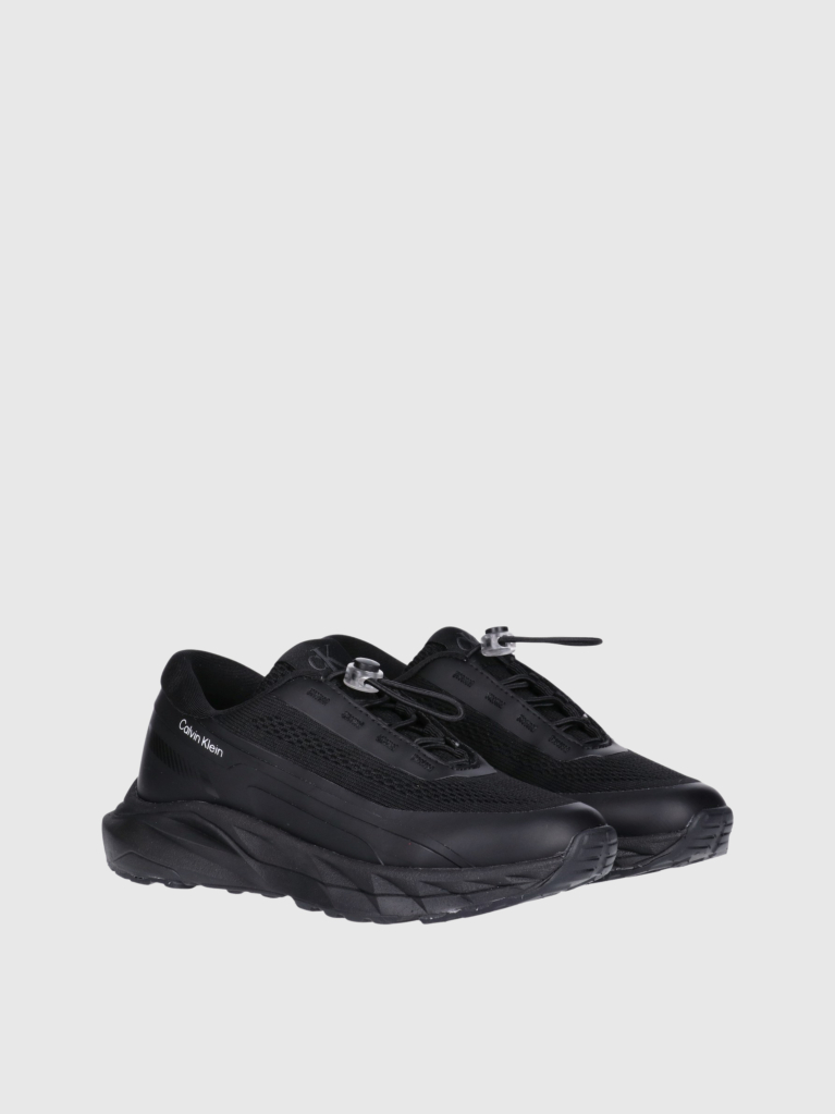 Black Low Cut Lace-Up Sneaker  Kids Unisex