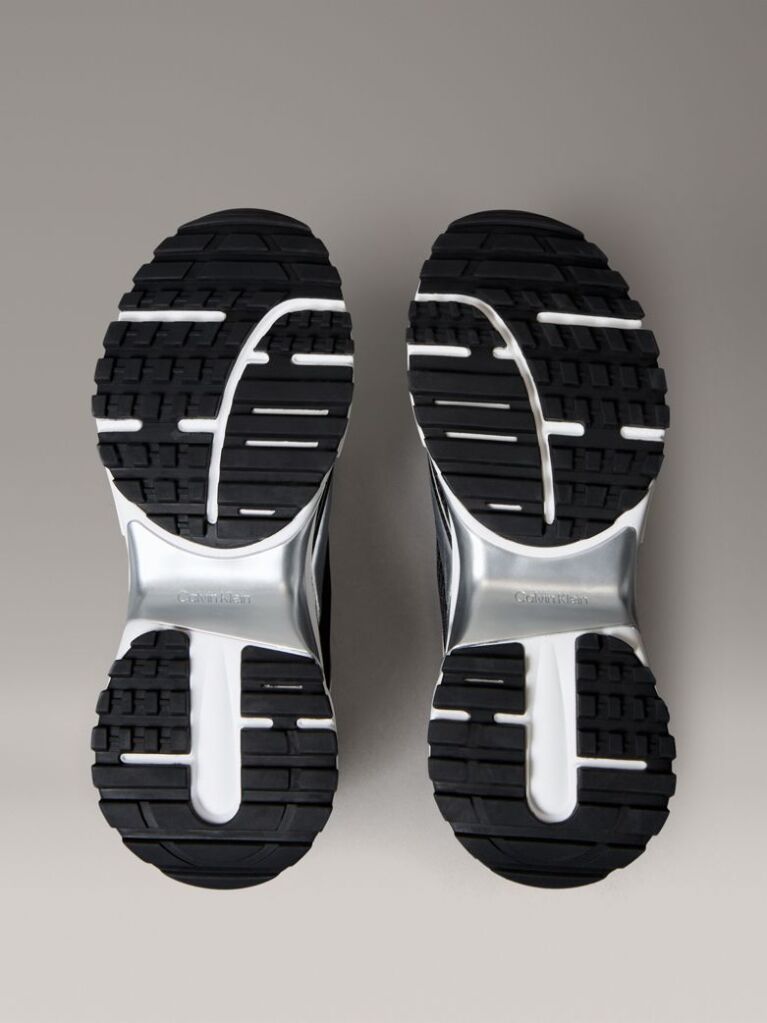 Black Trailblazer — Mesh Mix Runner Trainers  Men