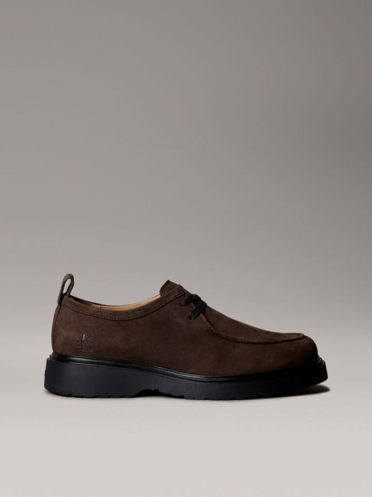 Καφέ Παπούτσια Derby Με Σόλα Από Δέρμα Nubuck  Άνδρας