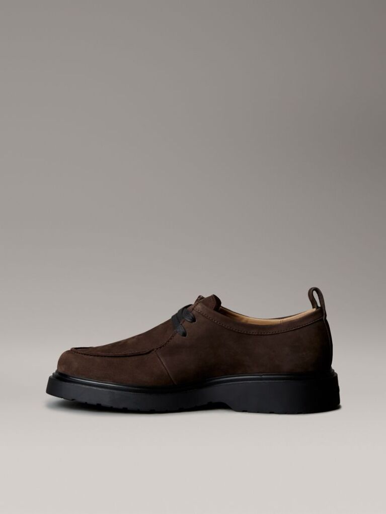 Καφέ Παπούτσια Derby Με Σόλα Από Δέρμα Nubuck  Άνδρας