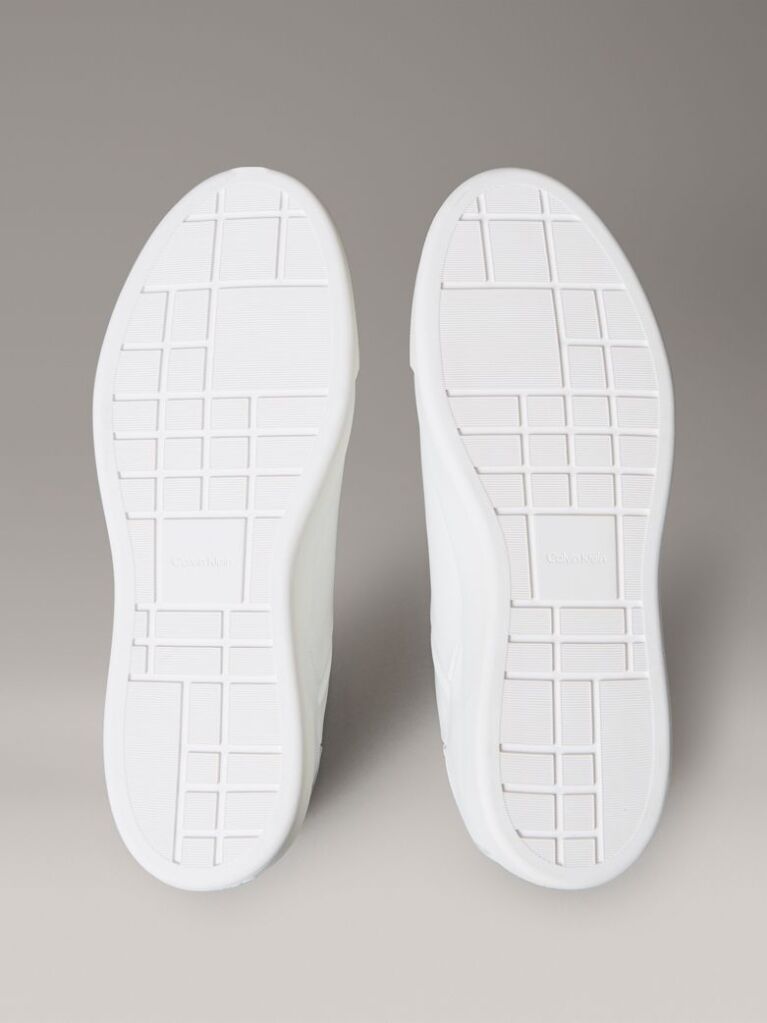 White Premier - Leather Signature Trainers  Men