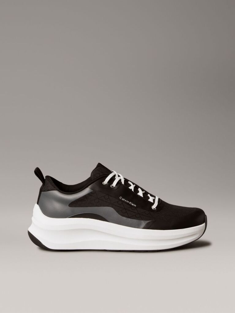 Μαύρο Chunky Sneakers Με Λογότυπο  Άνδρας