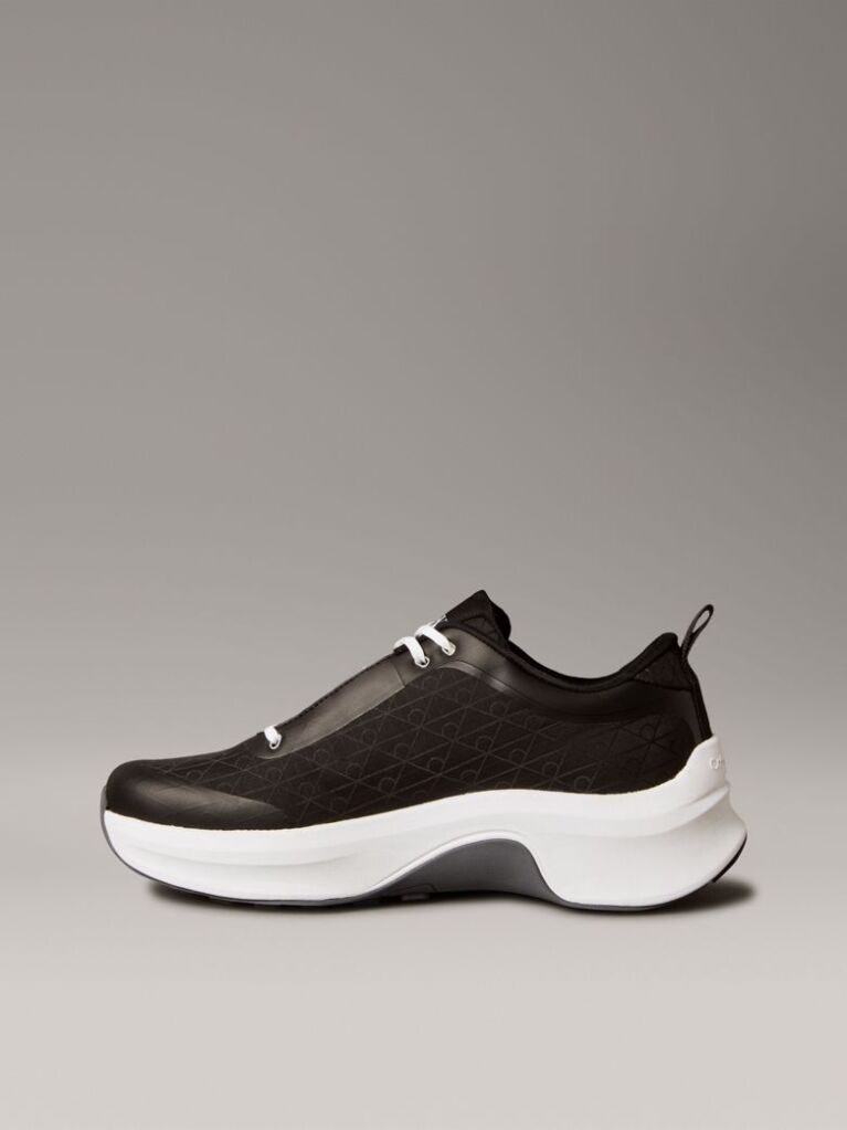 Μαύρο Chunky Sneakers Με Λογότυπο  Άνδρας