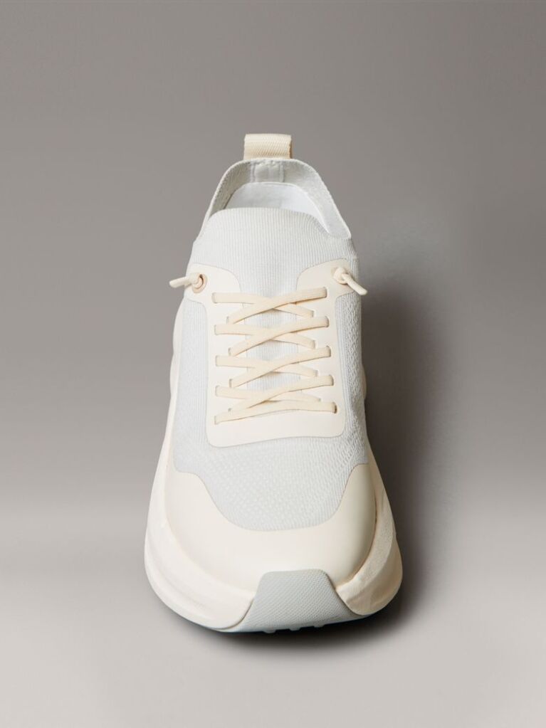 Γκρι Chunky Sneakers Με Ελαστικό Δίχτυ Στον Αστράγαλο  Γυναίκα
