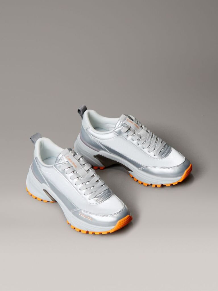 Ασημί Trailblazer — Λαμπερά Sneakers Για Τρέξιμο  Γυναίκα