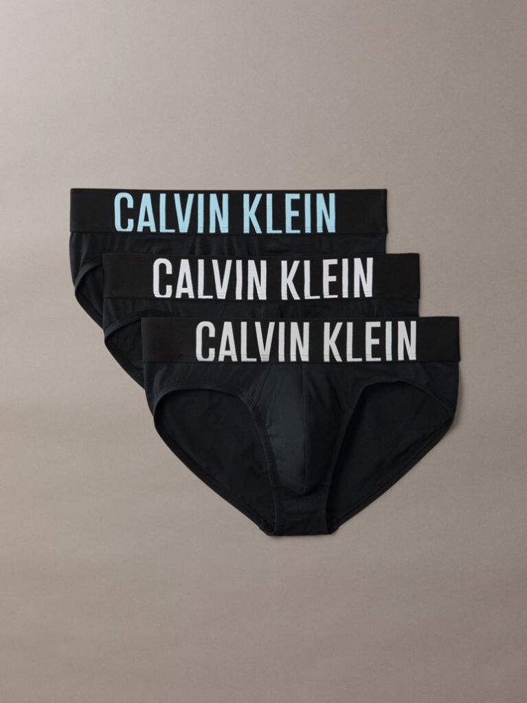 Black 3 Pack Briefs - Intense Power  Men