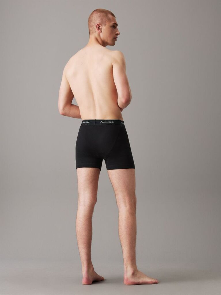 Black 3 Pack Boxer Briefs - Cotton Classics  Men