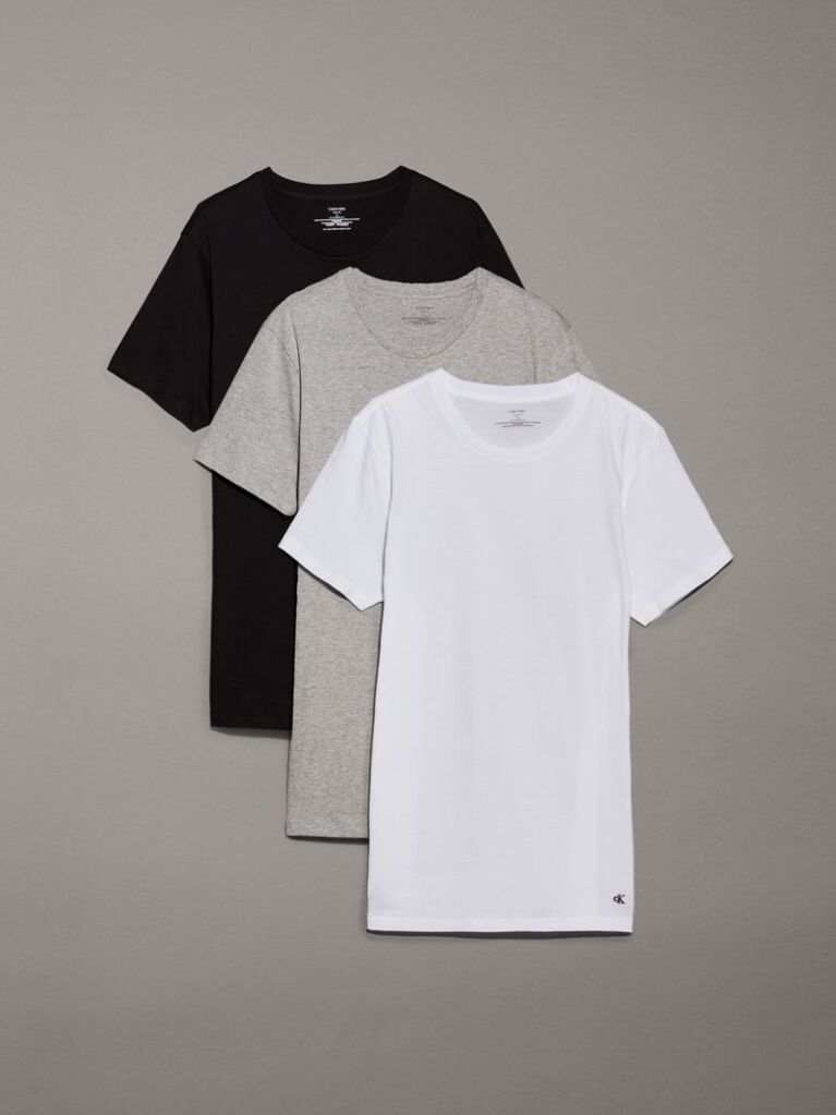Multi Σετ 3 T-Shirts Με Κανονική Λαιμόκοψη - Cotton Classics  Άνδρας