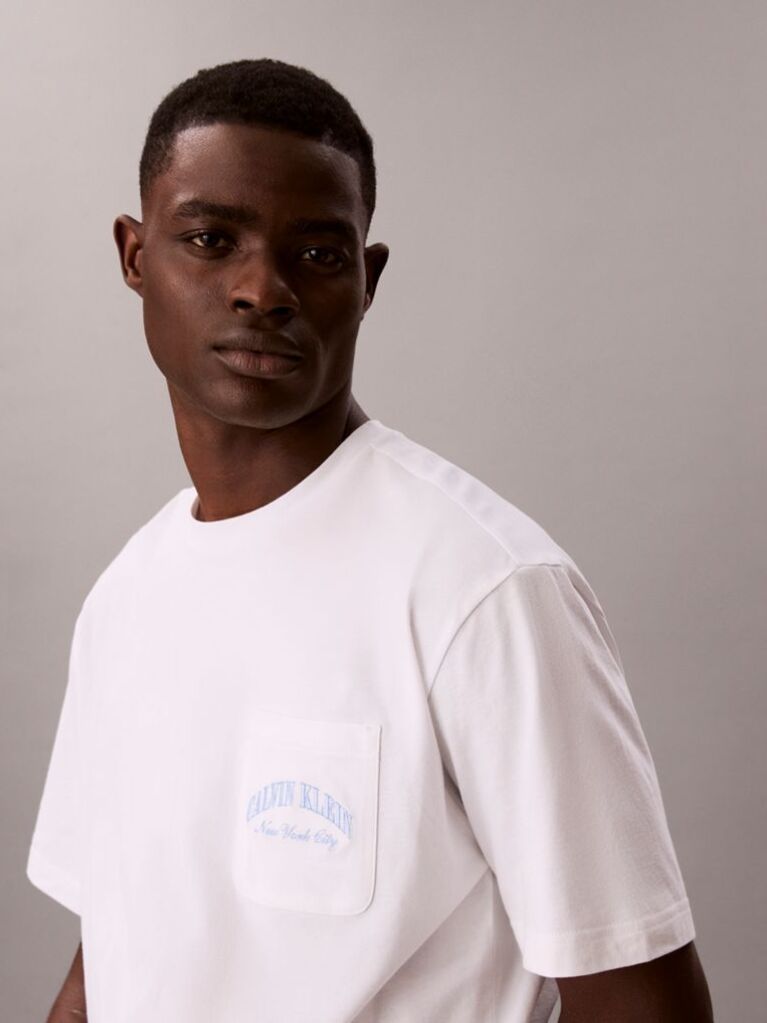 Multi Cotton Crest Logo Pyjama Set  Men