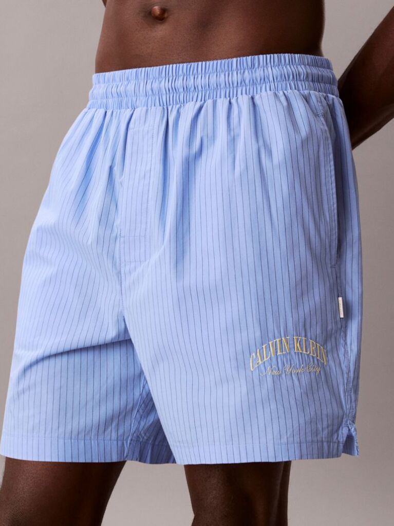 Multi Cotton Crest Logo Pyjama Set  Men