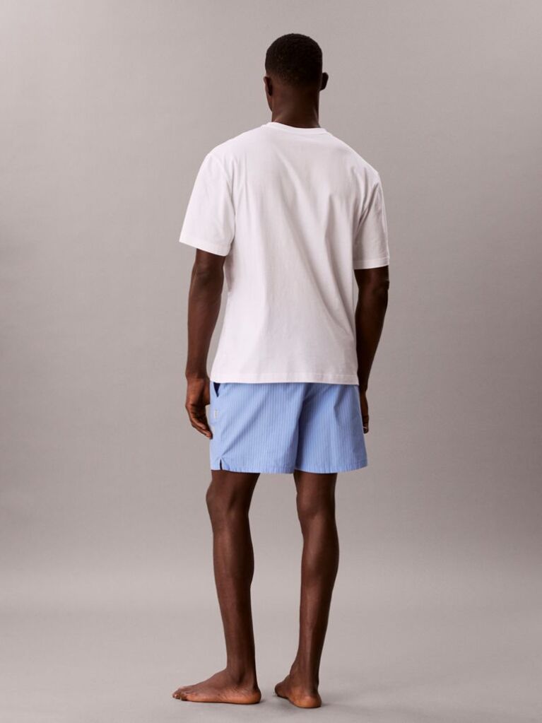Multi Cotton Crest Logo Pyjama Set  Men