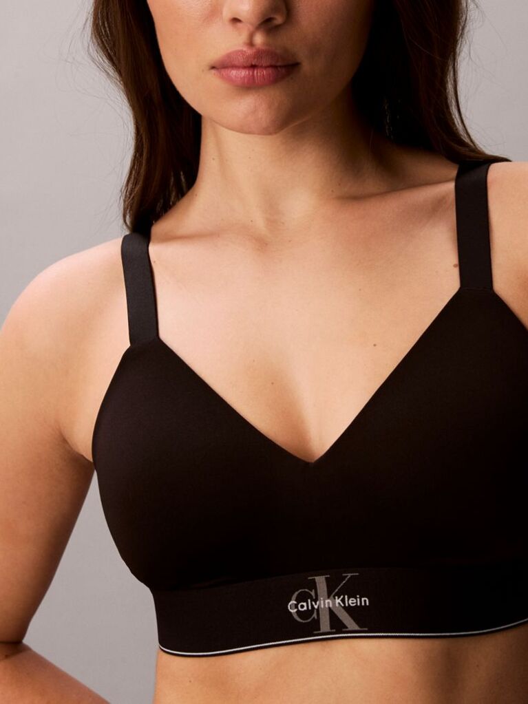 Μαύρο Μπουστάκι Με Ελαφριά Επένδυση - Graphic Monogram Microfibre Stretch  Γυναίκα