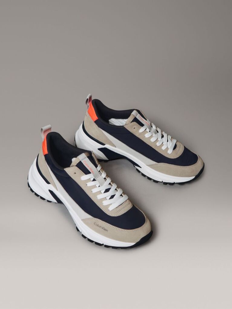 Multi Sneakers Από Σουέτ Και Νάιλον  Άνδρας