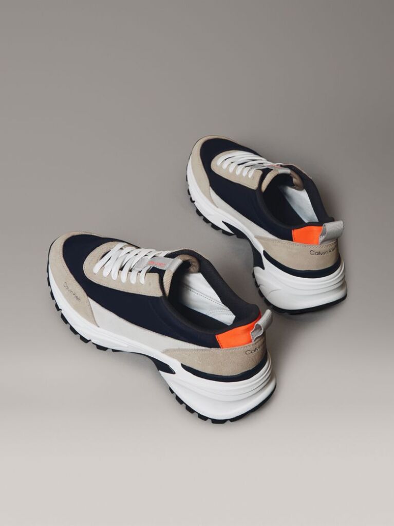 Multi Sneakers Από Σουέτ Και Νάιλον  Άνδρας