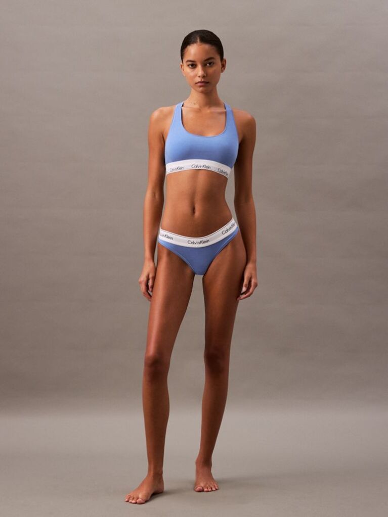 Blue Bralette - Modern Cotton  Women