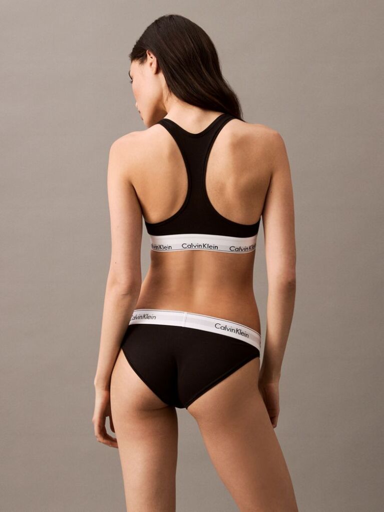 Black Bikini Brief - Modern Cotton  Women