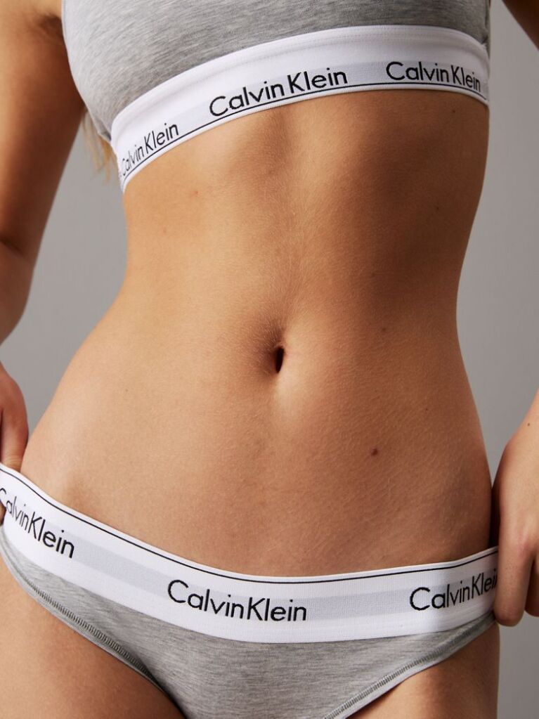 Grey Bikini Brief - Modern Cotton  Women
