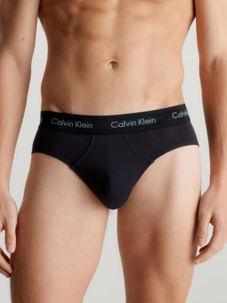 Μαύρο Σετ 3 Σλιπ - Cotton Stretch  Άνδρας