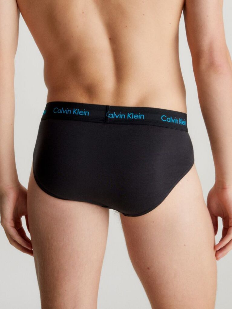 Μαύρο Σετ 3 Σλιπ - Cotton Stretch  Άνδρας