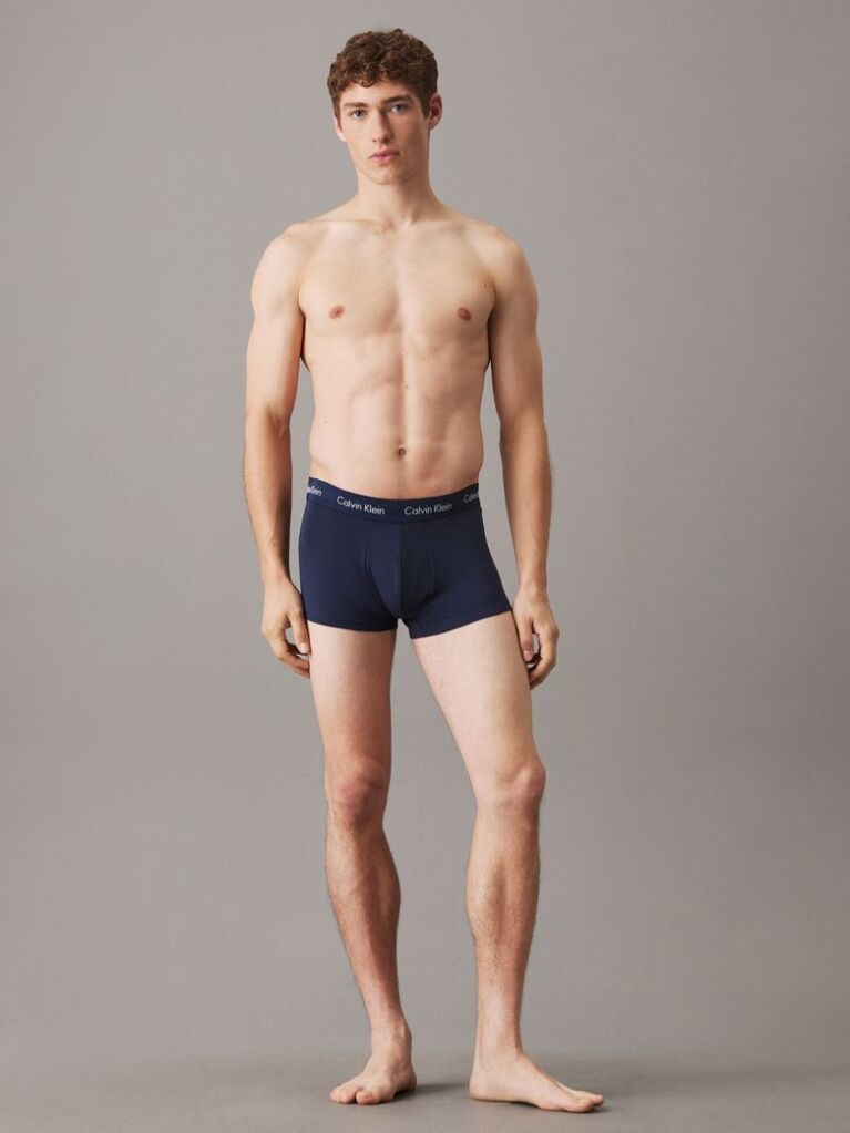 Multi Σετ 3 Χαμηλόμεσα Μπόξερ - Cotton Stretch  Άνδρας