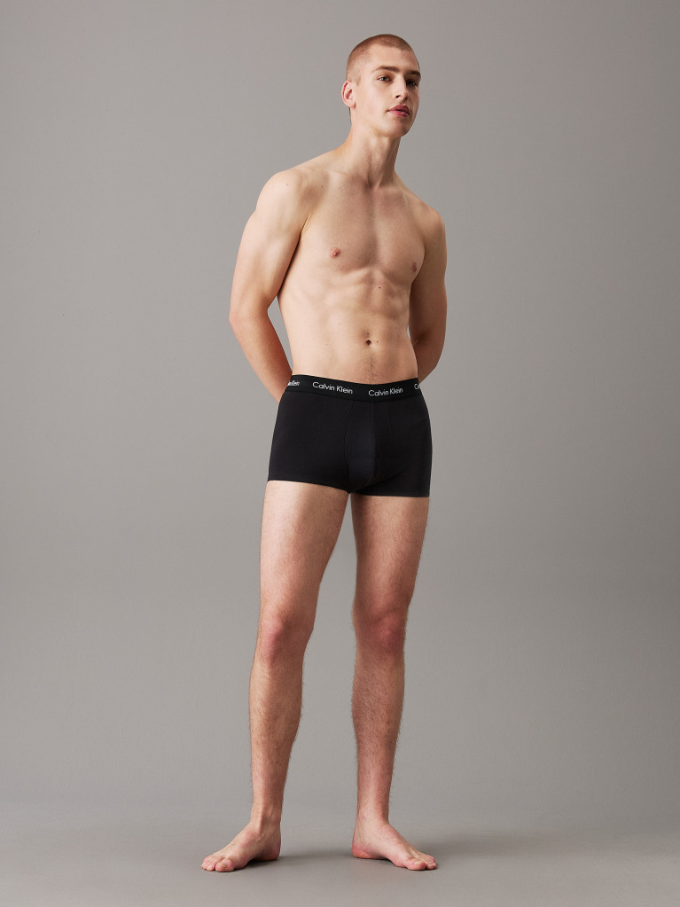 Multi Σετ 3 Χαμηλόμεσα Μπόξερ - Cotton Stretch  Άνδρας