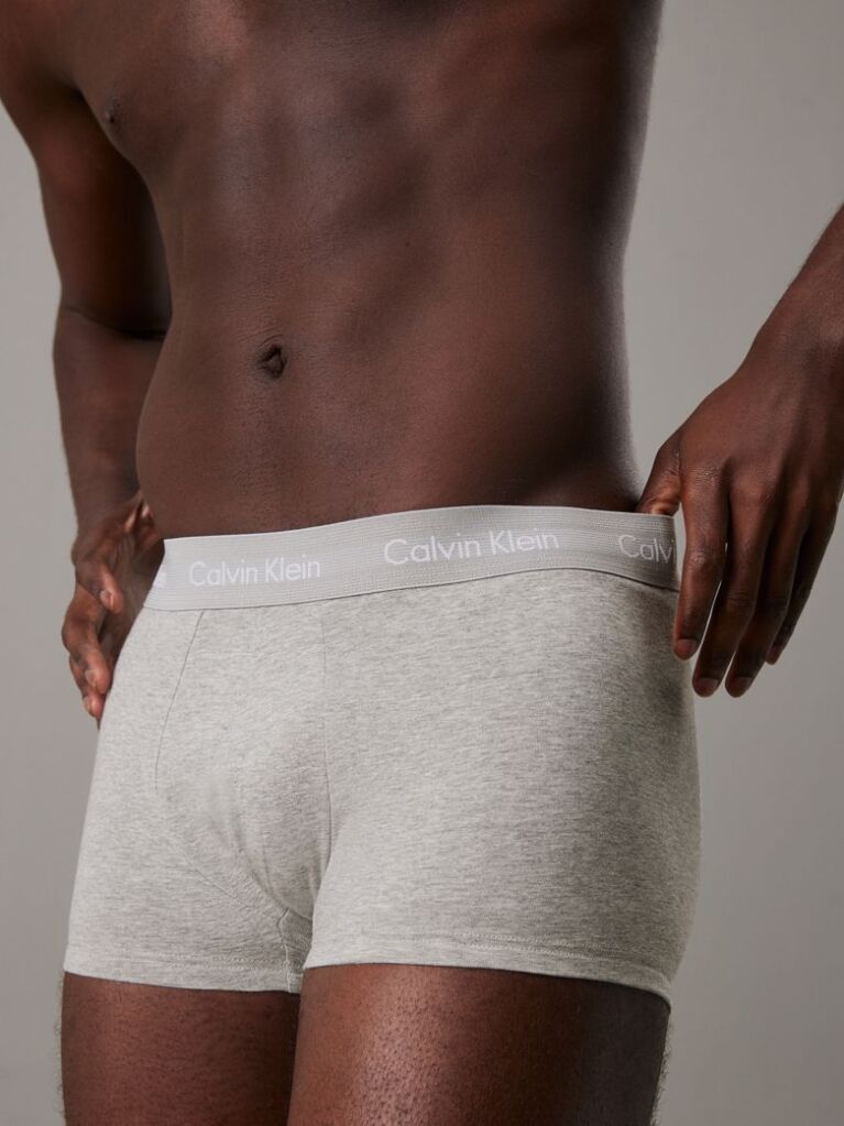Multi Σετ 3 Χαμηλόμεσα Μπόξερ - Cotton Stretch  Άνδρας