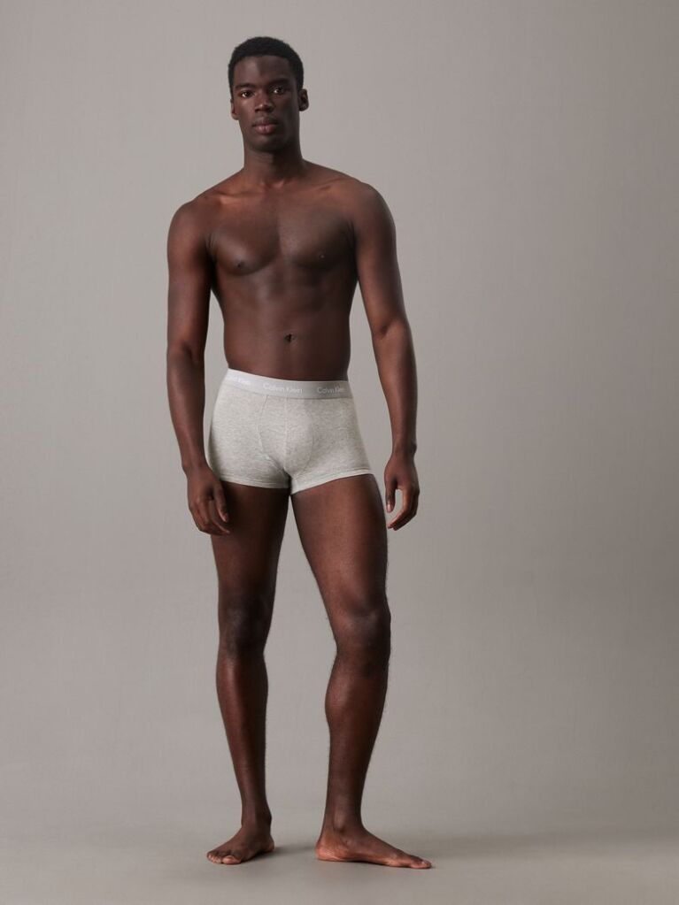 Multi Σετ 3 Χαμηλόμεσα Μπόξερ - Cotton Stretch  Άνδρας