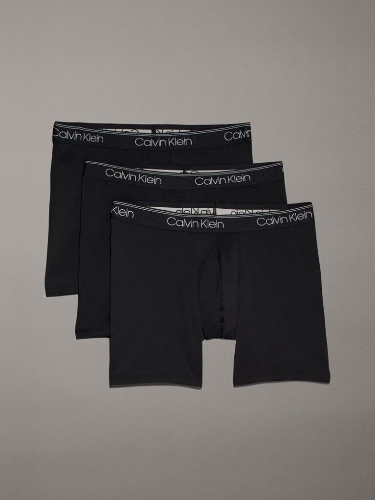 Μαύρο Σετ 3 Μπόξερ - Micro Stretch Wicking  Άνδρας