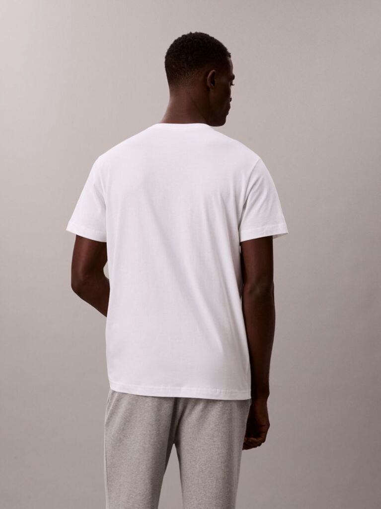 Λευκό Lounge Κοντομάνικο T-shirt  Άνδρας