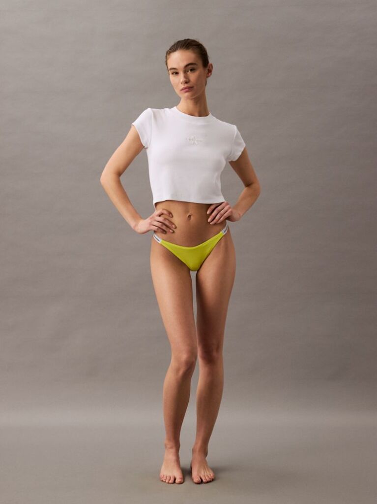Grey Thong - Modern Logo  Women