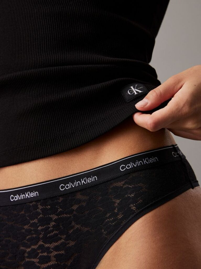 Black 3 Pack Lace Brazilian Briefs  Women