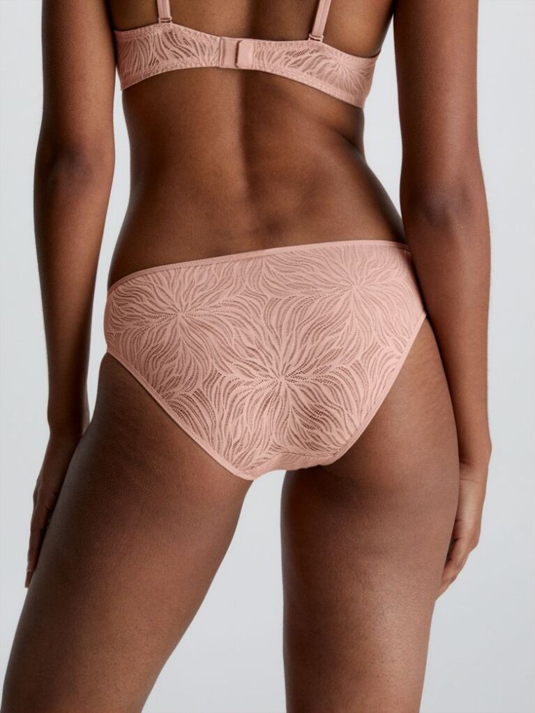 Beige Bikini Briefs - Sheer Marquisette  Women