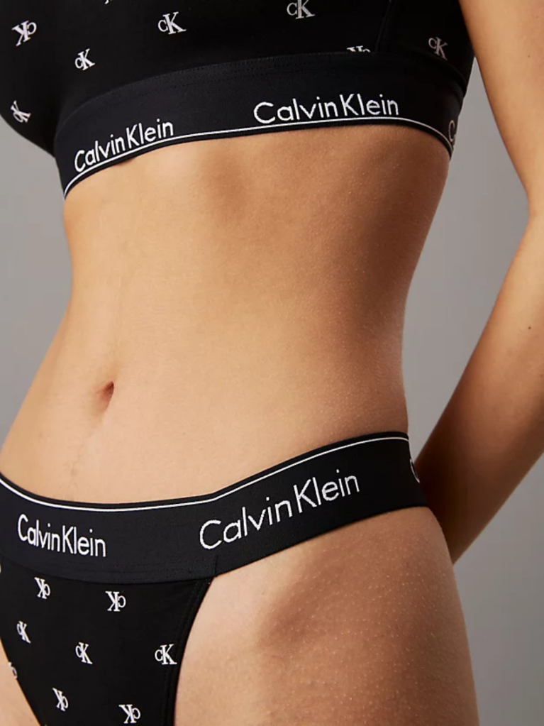 Black String Thong - Modern Cotton  Women