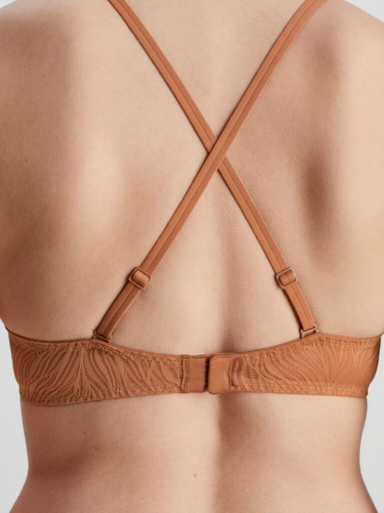 Brown Demi Bra - Sheer Marquisette  Women