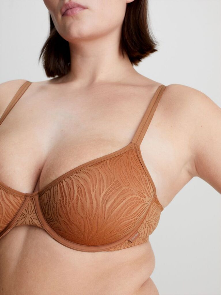 Brown Demi Bra - Sheer Marquisette  Women