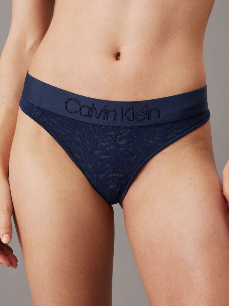 Blue Lace Thong  Women