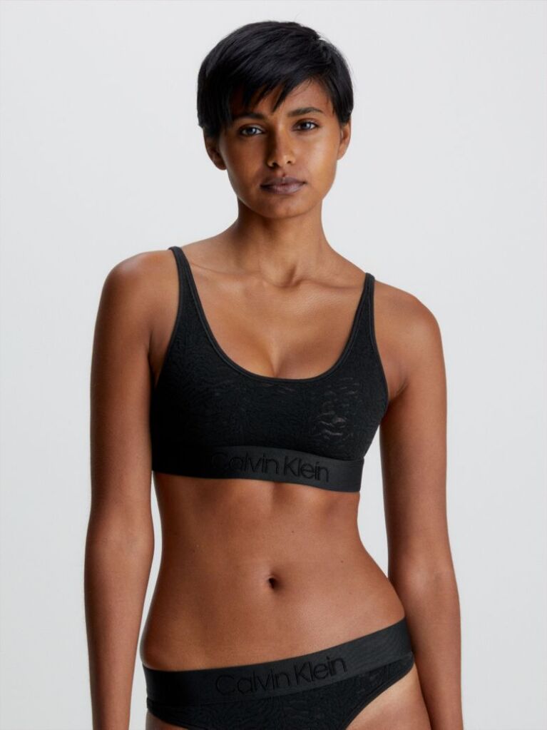 Black Lace Bralette - Intrinsic  Women