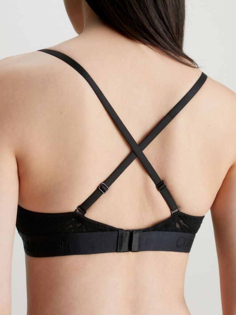 Black Lace T-shirt Bra - Intrinsic  Women