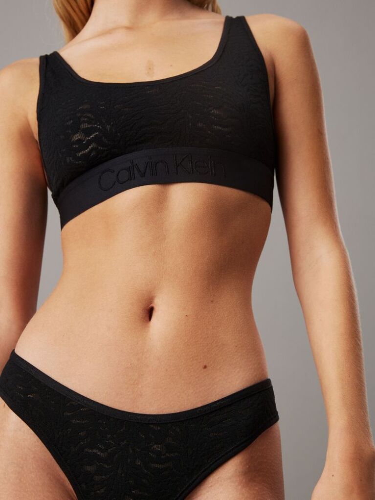 Black Lace Bikini Briefs - Intrinsic  Women