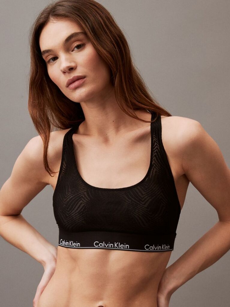 Μαύρο Σουτιέν Bralette Με Δαντέλα  Γυναίκα